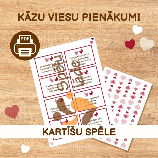 SPĒLE "KĀZU VIESU PIENĀKUMI"